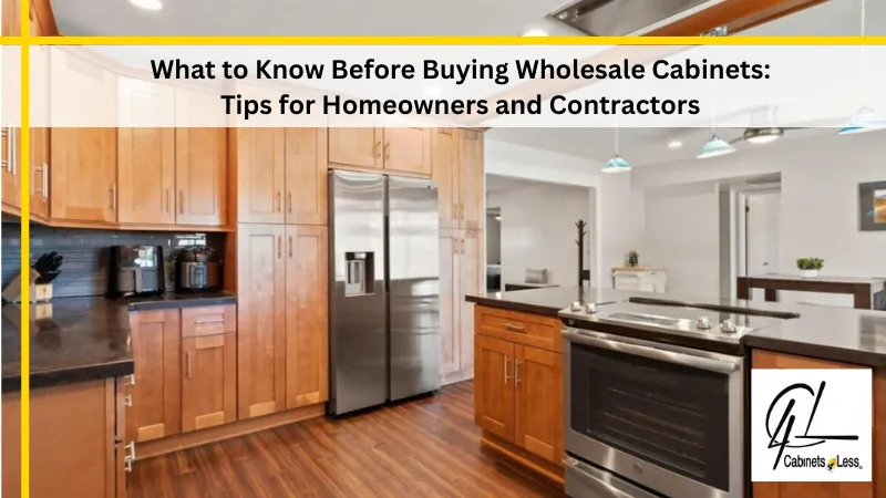 What to Know Before Buying Wholesale Cabinets: Tips for Homeowners and Contractors