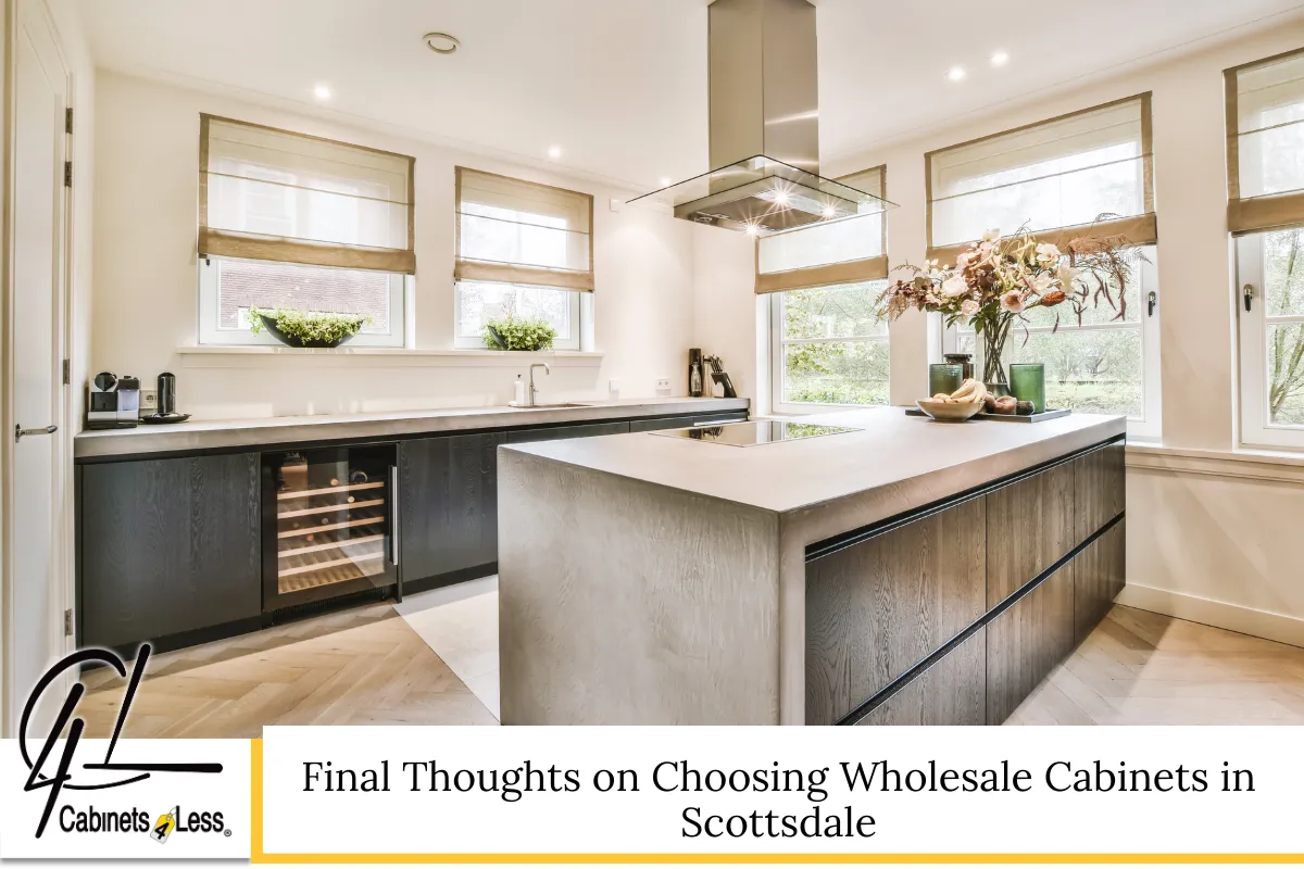 Final Thoughts on Choosing Wholesale Cabinets in Scottsdale