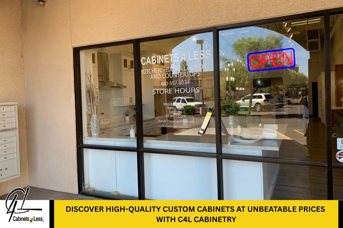 Discover High-Quality Custom Cabinets at Unbeatable Prices with C4L Cabinetry