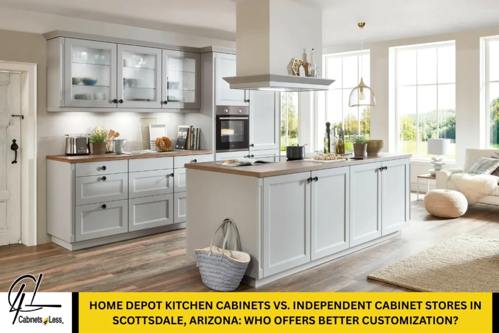 Home Depot Kitchen Cabinets vs. Independent Cabinet Stores in Scottsdale, Arizona: Who Offers Better Customization?