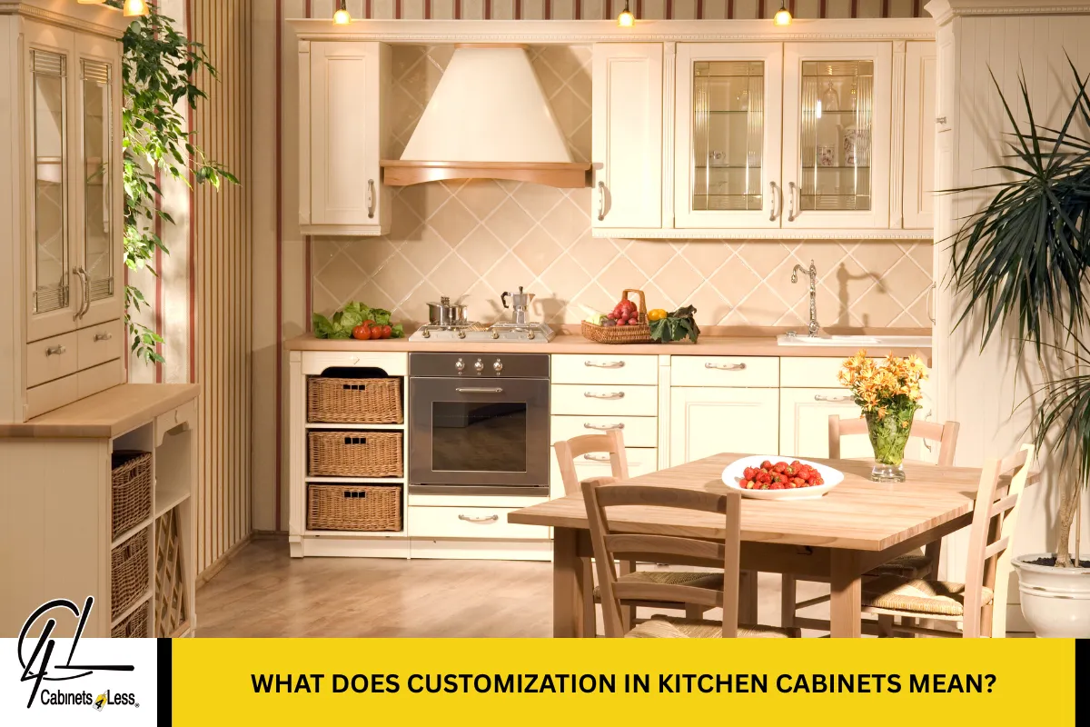 What Does Customization in Kitchen Cabinets Mean?