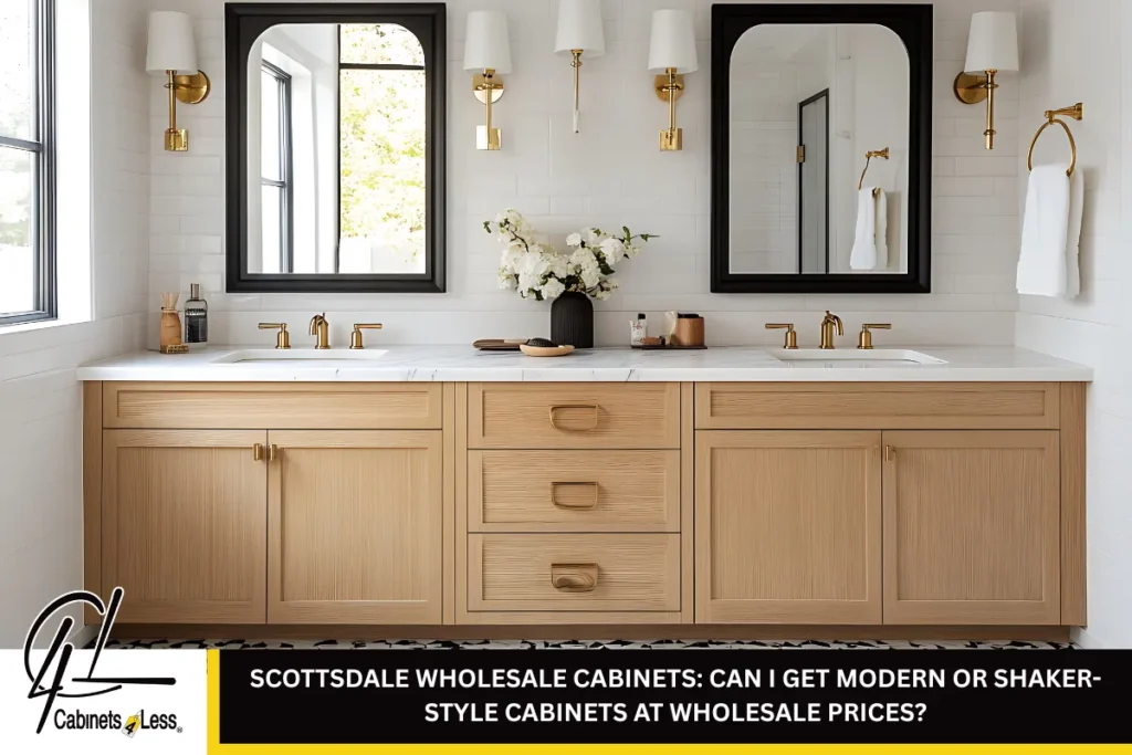 Scottsdale Wholesale Cabinets: Can I get modern or shaker-style cabinets at wholesale prices?