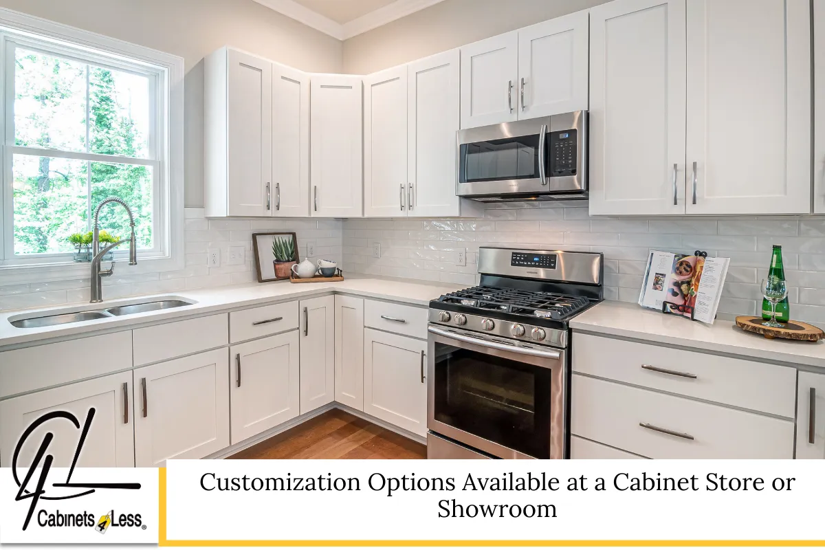 Customization Options Available at a Cabinet Store or Showroom