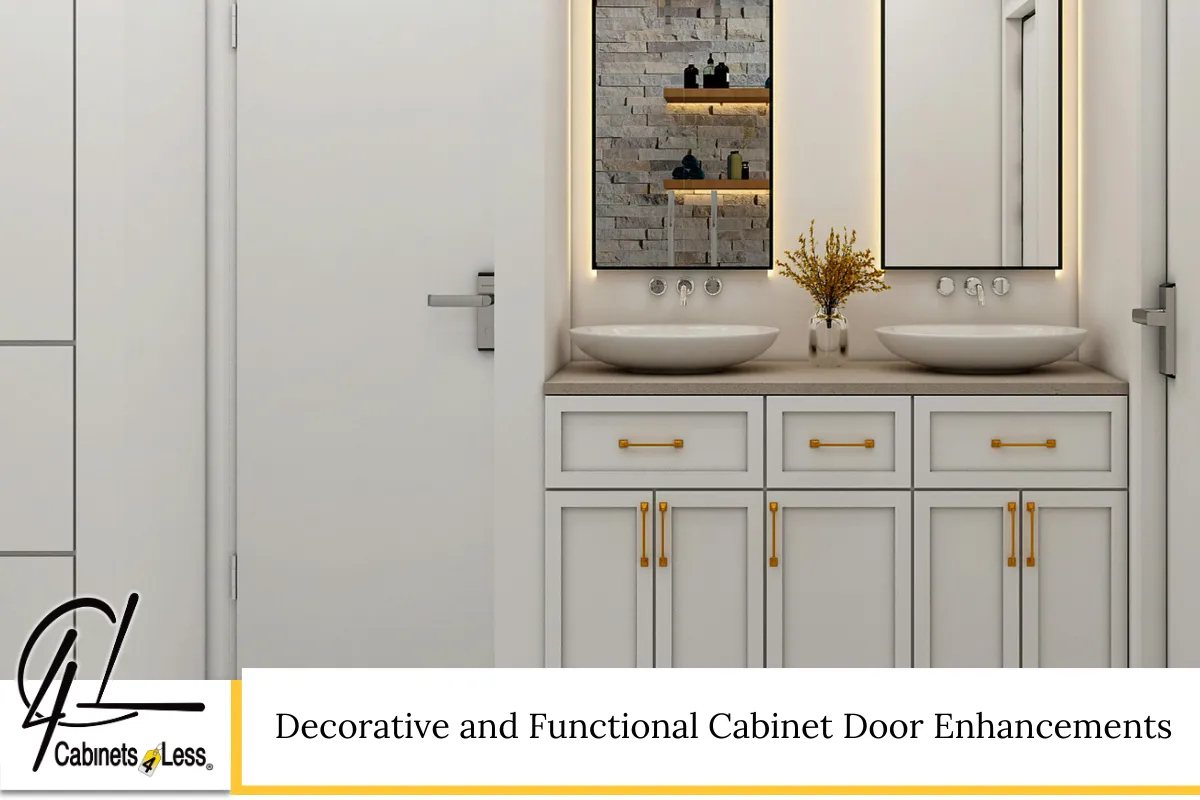 Decorative and Functional Cabinet Door Enhancements